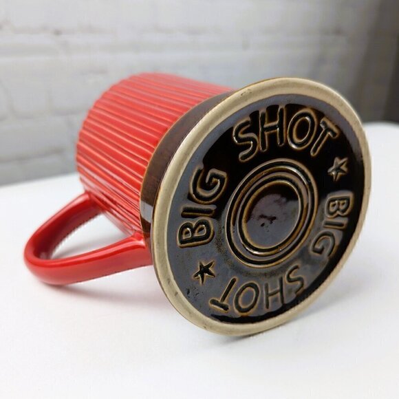Big Shot Coffee Mug Shotgun Shell - Big Sky Carvers Demdaco - Picture 1 of 6